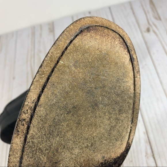 Cole Haan Black Pebbled Leather Moc Toe Loafer 11 - Picture 7 of 13